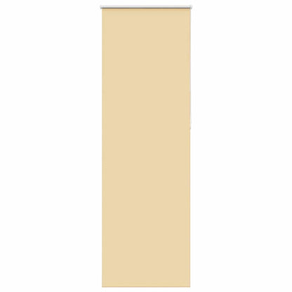 vidaXL Roller Blind Blackout Beige 80x210 cm Fabric Width 75.7 cm