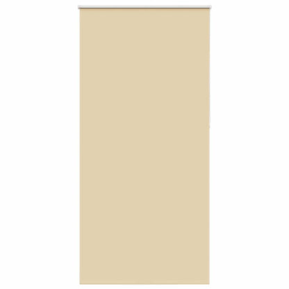 vidaXL Roller Blind Blackout Beige 90x210 cm Fabric Width 85.7 cm