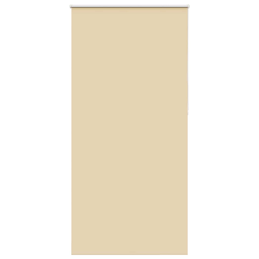 vidaXL Roller Blind Blackout Beige 100x210 cm Fabric Width 95.7 cm