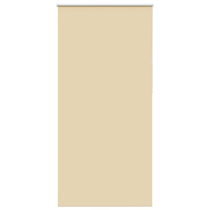 vidaXL Roller Blind Blackout Beige 100x210 cm Fabric Width 95.7 cm