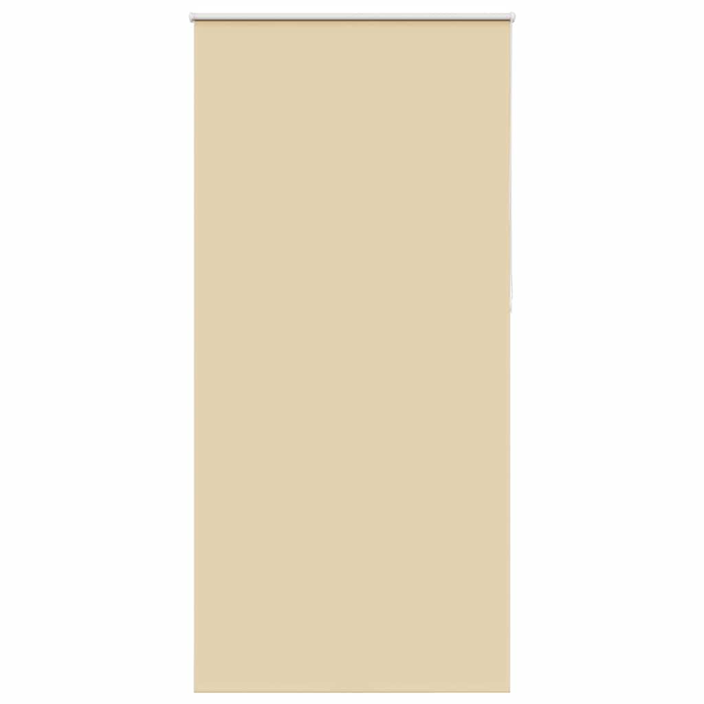 vidaXL Roller Blind Blackout Beige 105x210 cm Fabric Width 100.7 cm
