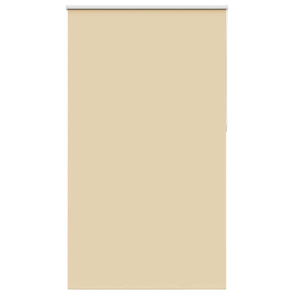 vidaXL Roller Blind Blackout Beige 125x210 cm Fabric Width 121.6 cm Polyester