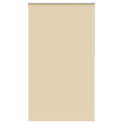 vidaXL Roller Blind Blackout Beige 125x210 cm Fabric Width 121.6 cm Polyester