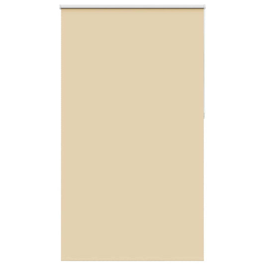 vidaXL Roller Blind Blackout Beige 135x210 cm Fabric Width 131.6 cm Polyester