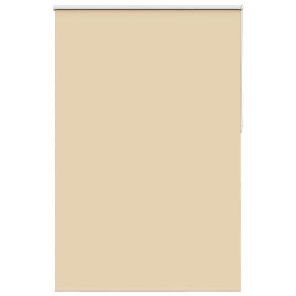 vidaXL Roller Blind Blackout Beige 160x210 cm Fabric Width 156.6 cm Polyester