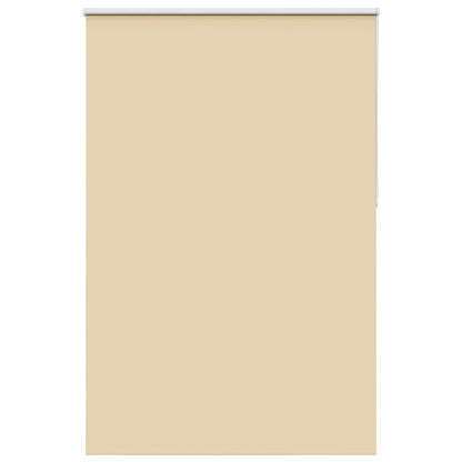 vidaXL Roller Blind Blackout Beige 165x210 cm Fabric Width 161.6 cm Polyester