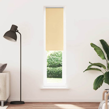 vidaXL Roller Blind Blackout Beige 40x230 cm Fabric Width 35.7 cm