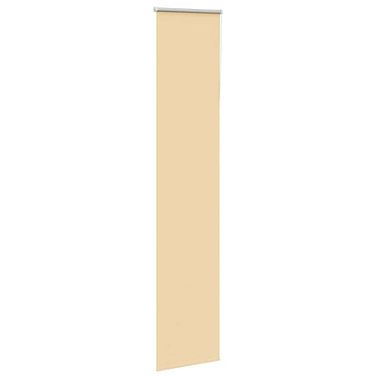 vidaXL Roller Blind Blackout Beige 45x230 cm Fabric Width 40.7 cm