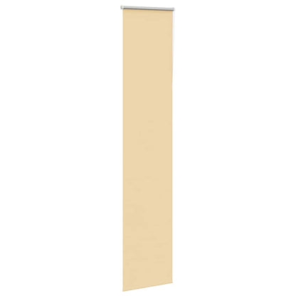 vidaXL Roller Blind Blackout Beige 60x230 cm Fabric Width 55.7 cm