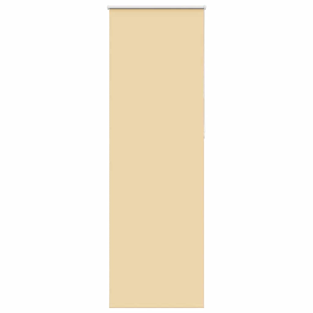 vidaXL Roller Blind Blackout Beige 70x230 cm Fabric Width 65.7 cm