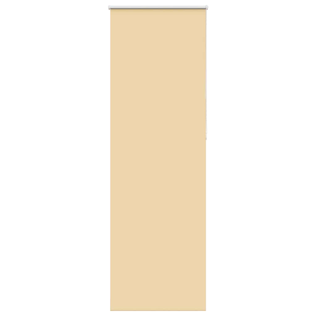 vidaXL Roller Blind Blackout Beige 75x230 cm Fabric Width 70.7 cm