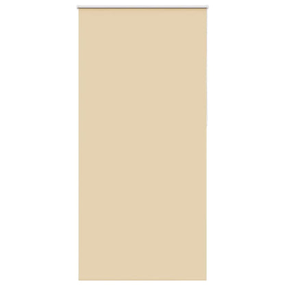 vidaXL Roller Blind Blackout Beige 90x230 cm Fabric Width 85.7 cm Polyester