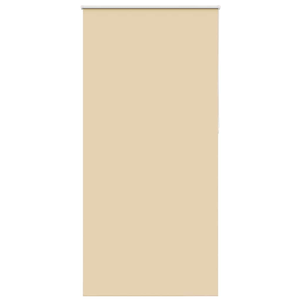vidaXL Roller Blind Blackout Beige 115x230 cm Fabric Width 110.7 cm