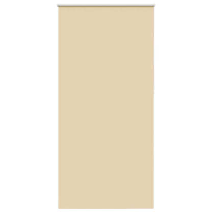 vidaXL Roller Blind Blackout Beige 115x230 cm Fabric Width 110.7 cm