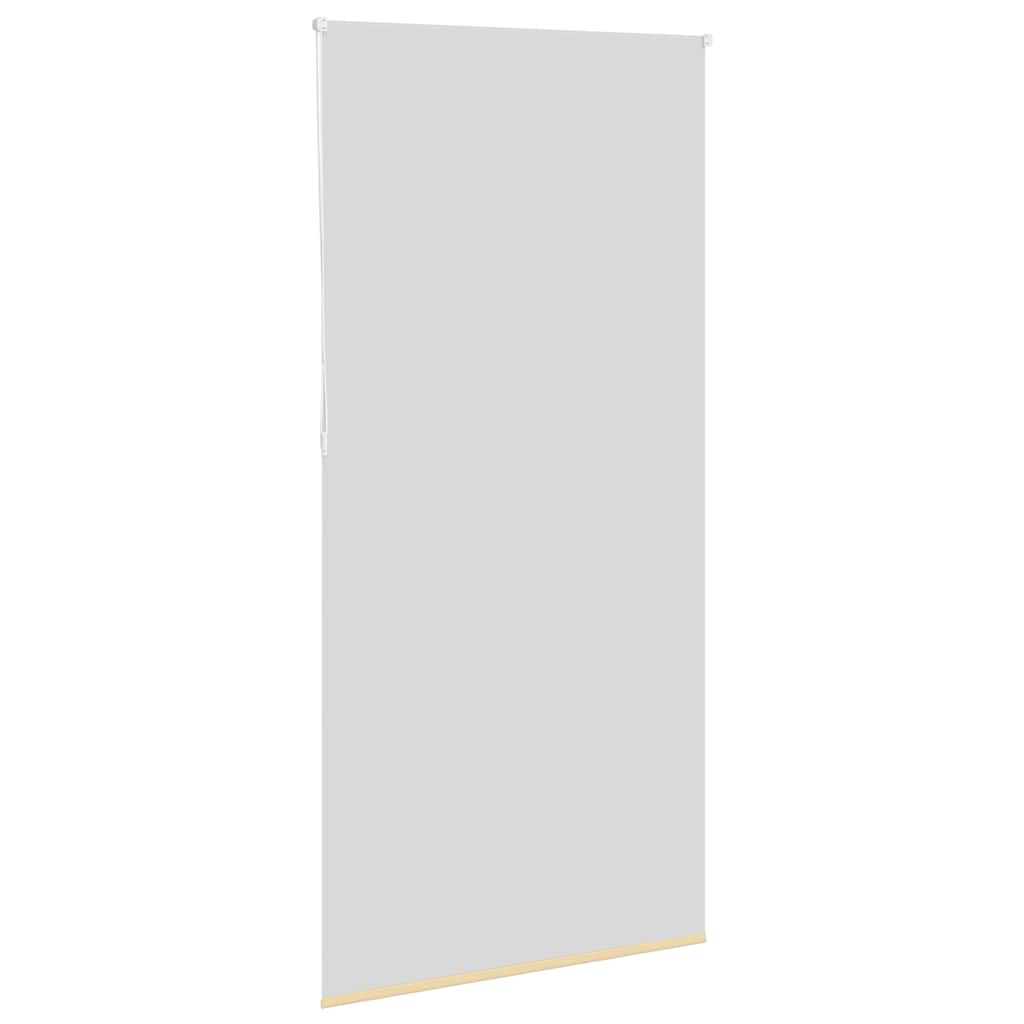 vidaXL Roller Blind Blackout Beige 115x230 cm Fabric Width 110.7 cm