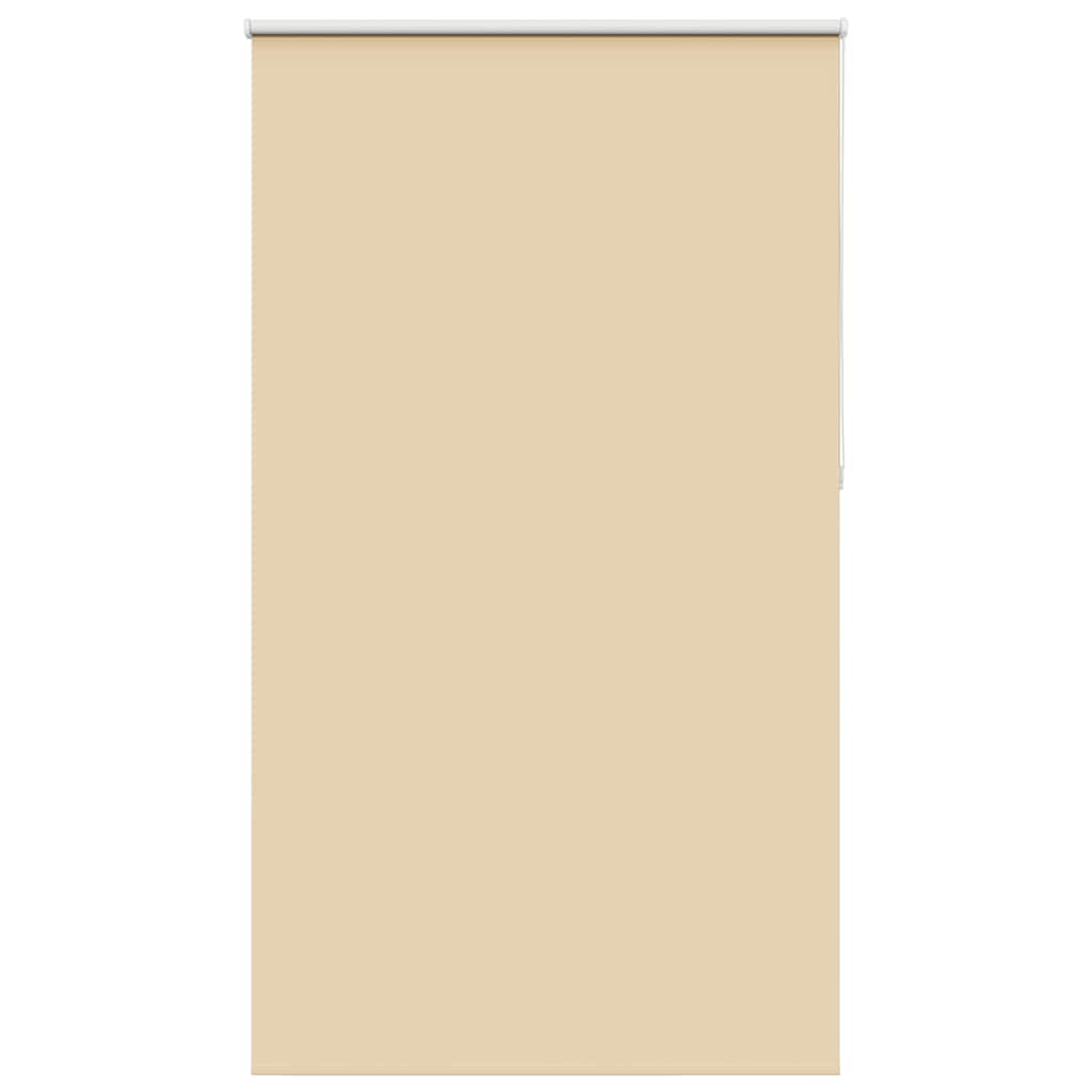 vidaXL Roller Blind Blackout Beige 135x230 cm Fabric Width 131.6 cm Polyester