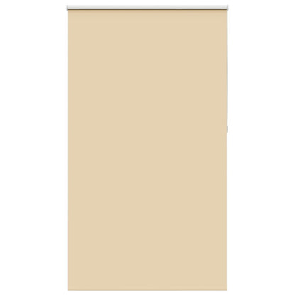 vidaXL Roller Blind Blackout Beige 135x230 cm Fabric Width 131.6 cm Polyester