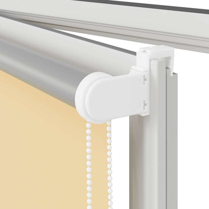 vidaXL Roller Blind Blackout Beige 135x230 cm Fabric Width 131.6 cm