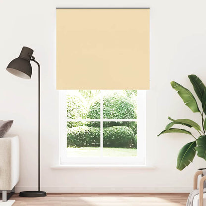 vidaXL Roller Blind Blackout Beige 135x230 cm Fabric Width 131.6 cm Polyester