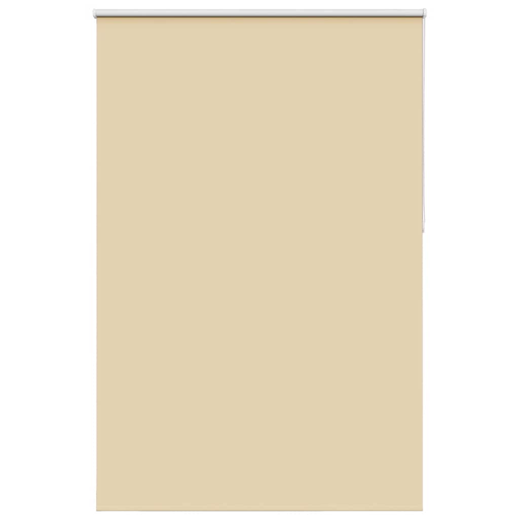 vidaXL Roller Blind Blackout Beige 150x230 cm Fabric Width 146.6 cm Polyester