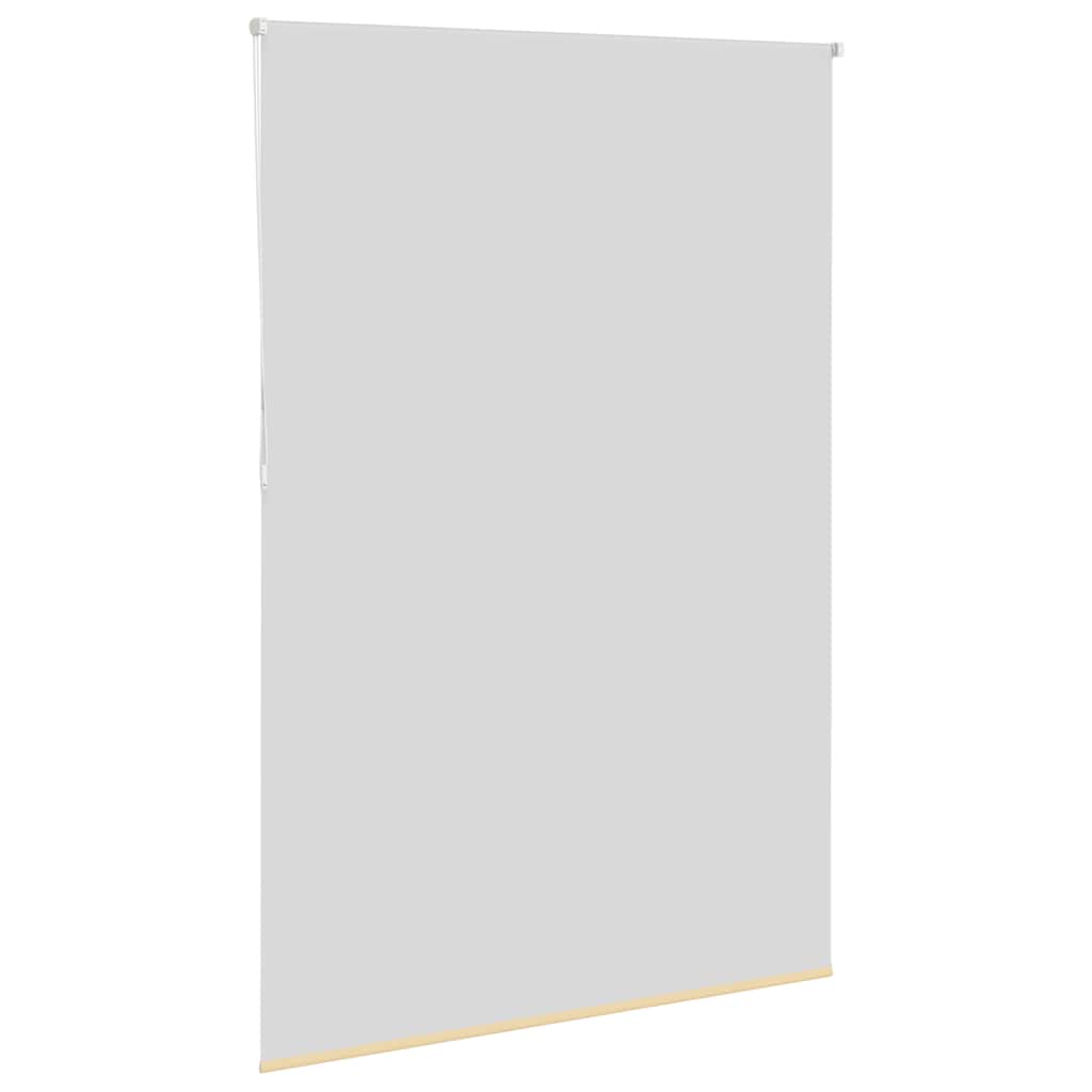 vidaXL Roller Blind Blackout Beige 150x230 cm Fabric Width 146.6 cm Polyester