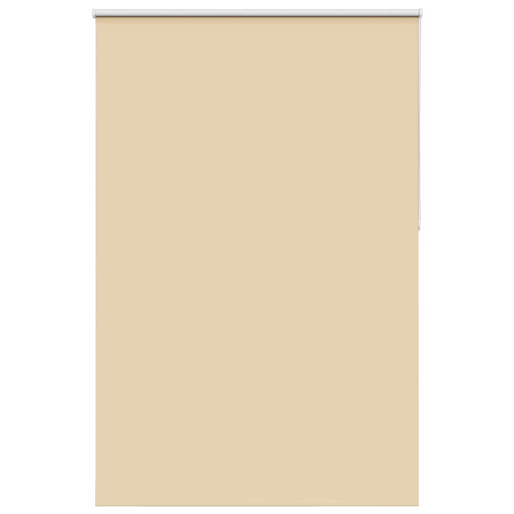 vidaXL Roller Blind Blackout Beige 160x230 cm Fabric Width 156.6 cm