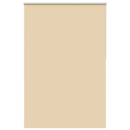 vidaXL Roller Blind Blackout Beige 160x230 cm Fabric Width 156.6 cm