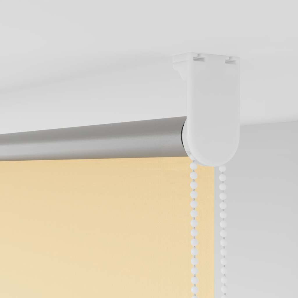 vidaXL Roller Blind Blackout Beige 160x230 cm Fabric Width 156.6 cm