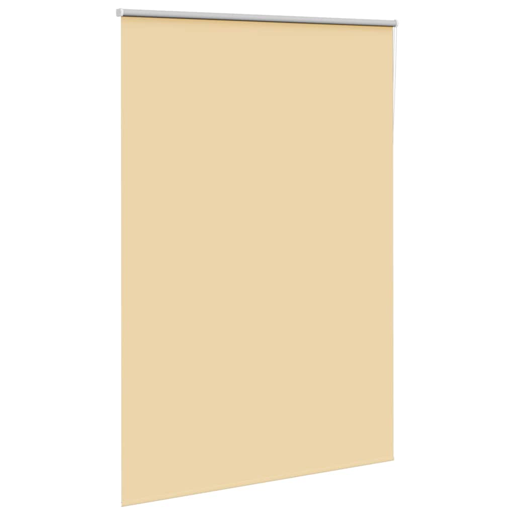 vidaXL Roller Blind Blackout Beige 160x230 cm Fabric Width 156.6 cm