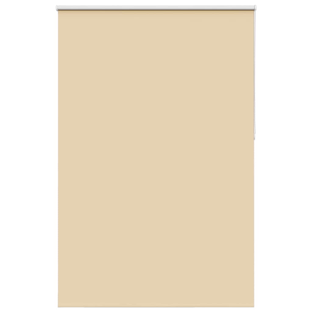 vidaXL Roller Blind Blackout Beige 165x230 cm Fabric Width 161.6 cm Polyester