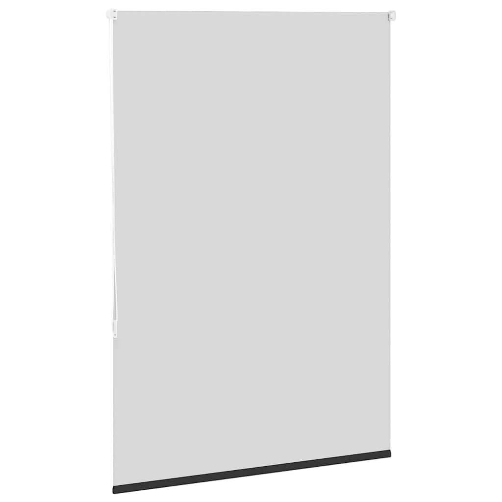 vidaXL Roller Blind Blackout Black 115x130 cm Fabric Width 110.7 cm Polyester