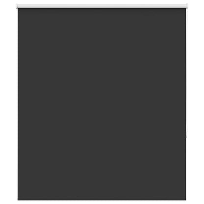 vidaXL Roller Blind Blackout Black 120x130 cm Fabric Width 116.6 cm