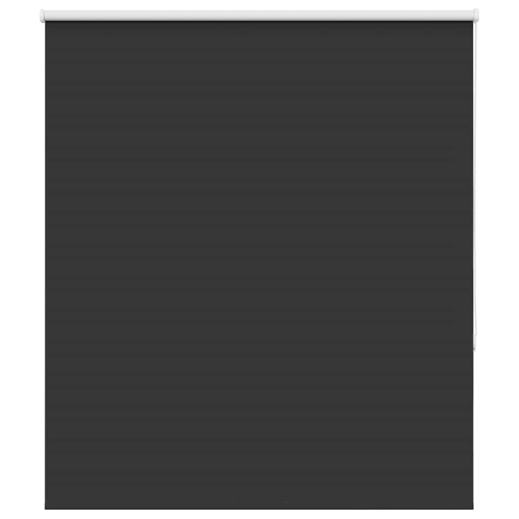 vidaXL Roller Blind Blackout Black 125x130 cm Fabric Width 121.6 cm