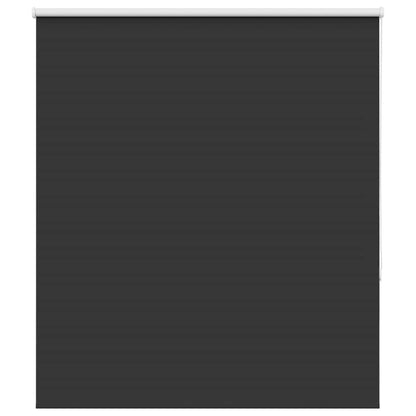 vidaXL Roller Blind Blackout Black 125x130 cm Fabric Width 121.6 cm