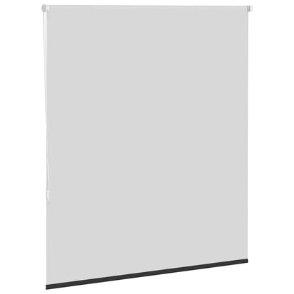 vidaXL Roller Blind Blackout Black 125x130 cm Fabric Width 121.6 cm