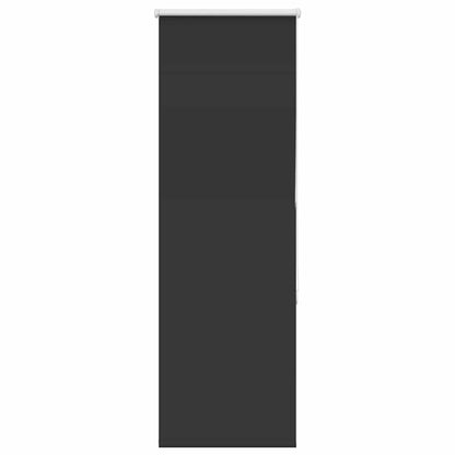 vidaXL Roller Blind Blackout Black 55x150 cm Fabric Width 50.7 cm