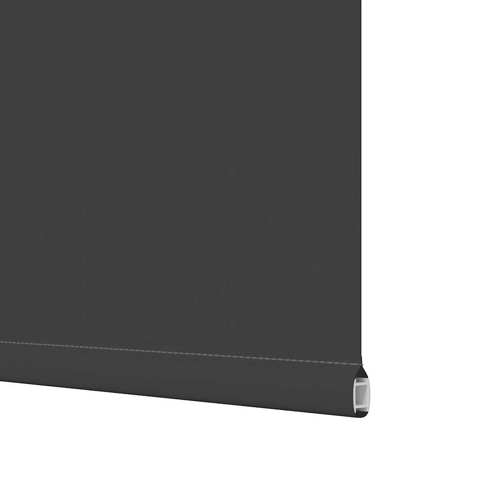 vidaXL Roller Blind Blackout Black 90x150 cm Fabric Width 85.7 cm