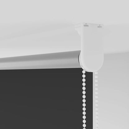 vidaXL Roller Blind Blackout Black 160x150 cm Fabric Width 156.6 cm