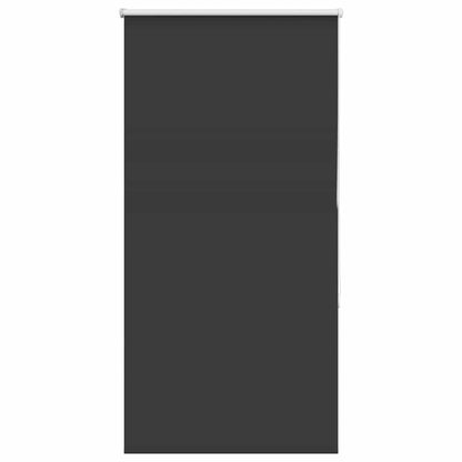 vidaXL Roller Blind Blackout Black 85x175 cm Fabric Width 80.7 cm