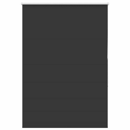 vidaXL Roller Blind Blackout Black 95x175 cm Fabric Width 90.7 cm