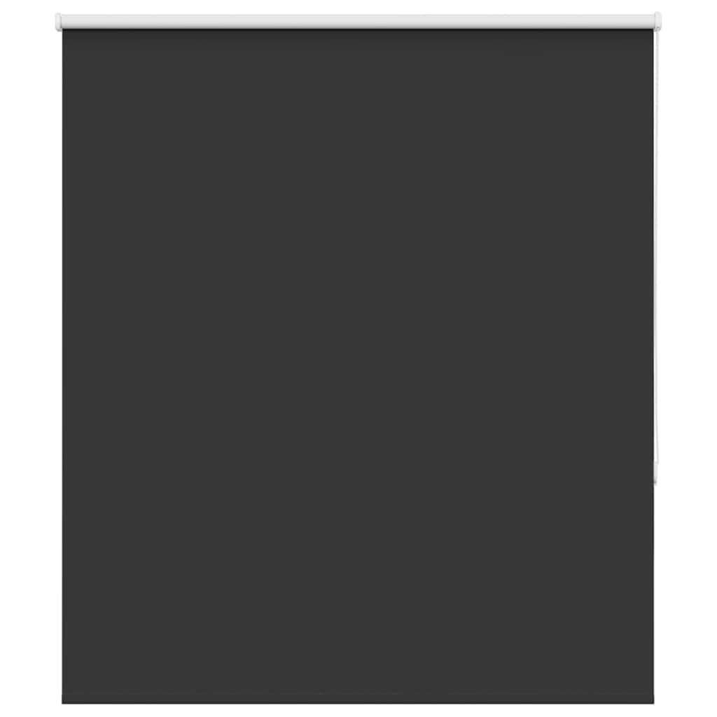 vidaXL Roller Blind Blackout Black 140x175 cm Fabric Width 136.6 cm
