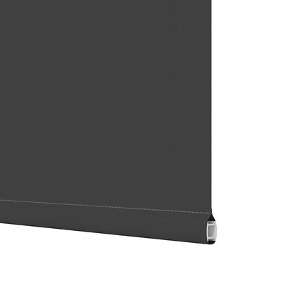 vidaXL Roller Blind Blackout Black 60x210 cm Fabric Width 55.7 cm