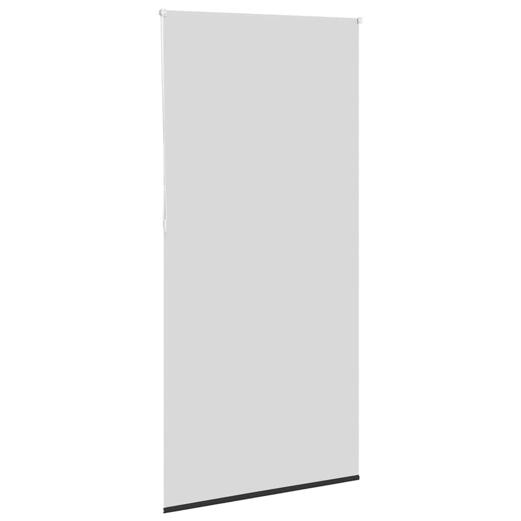 vidaXL Roller Blind Blackout Black 115x210 cm Fabric Width 110.7 cm Polyester
