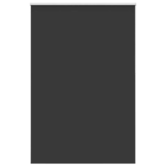 vidaXL Roller Blind Blackout Black 155x210 cm Fabric Width 151.6 cm