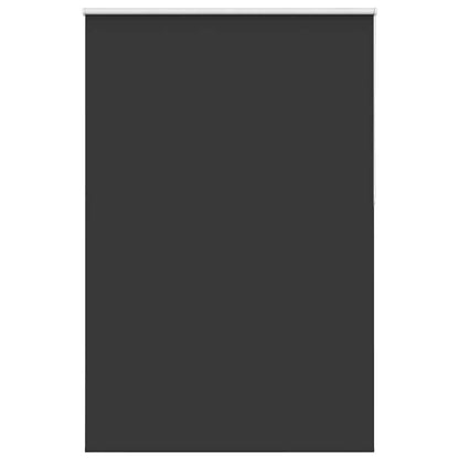 vidaXL Roller Blind Blackout Black 155x210 cm Fabric Width 151.6 cm Polyester