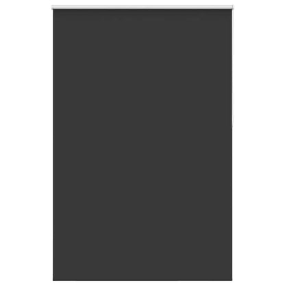 vidaXL Roller Blind Blackout Black 165x210 cm Fabric Width 161.6 cm Polyester