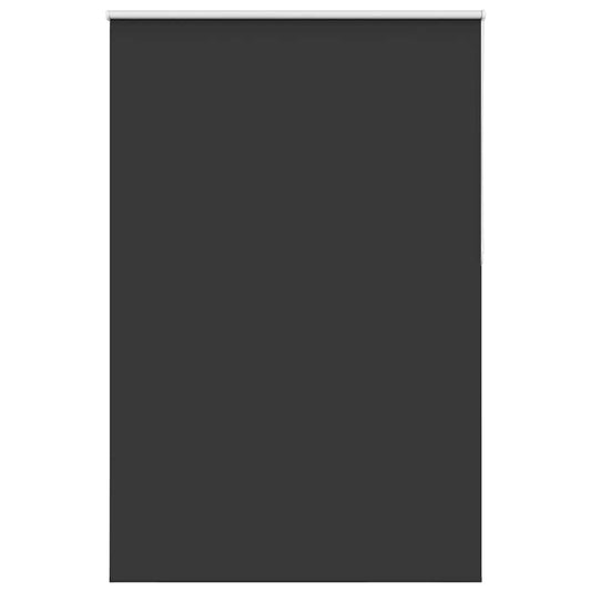 vidaXL Roller Blind Blackout Black 165x210 cm Fabric Width 161.6 cm Polyester