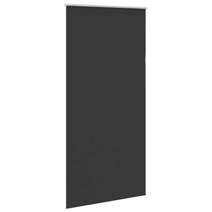 vidaXL Roller Blind Blackout Black 95x230 cm Fabric Width 90.7 cm