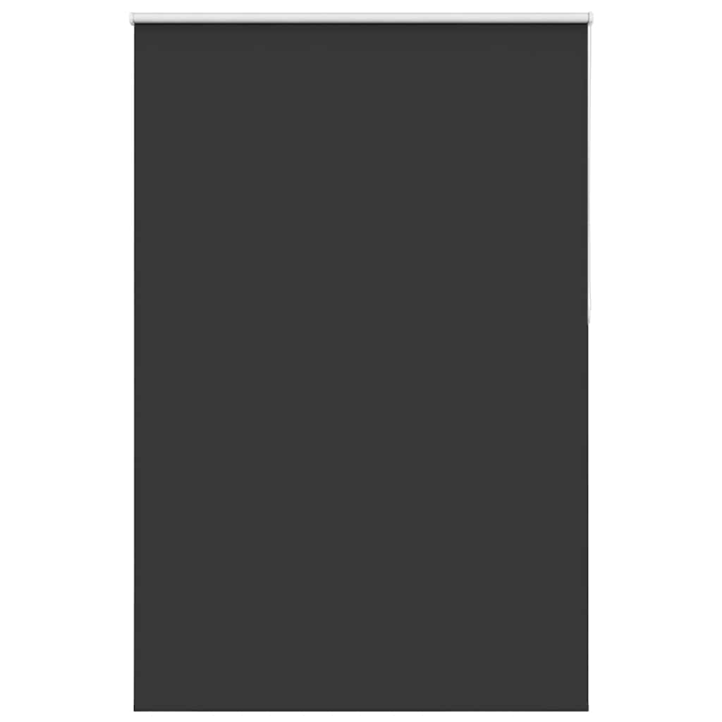 vidaXL Roller Blind Blackout Black 160x230 cm Fabric Width 156.6 cm