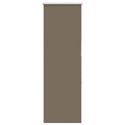 vidaXL Roller Blind Blackout Coffee 40x130 cm Fabric Width 35.7 cm